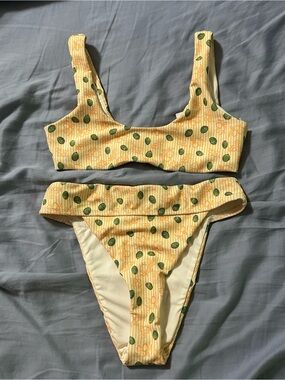 Dippin’ Daisy’s Womens’s Bikini XS Green Olives Retro